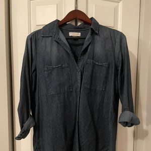 Anthropologie Button-down Chambray